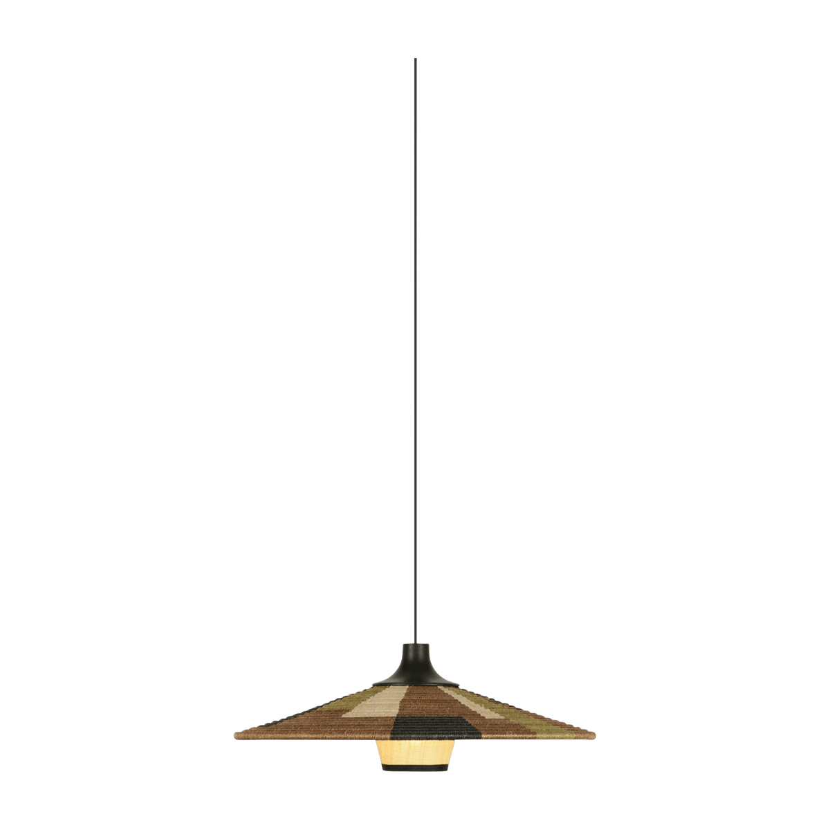 Suspension en abaca tissée marron M Parrot - Forestier - The Cool Republic