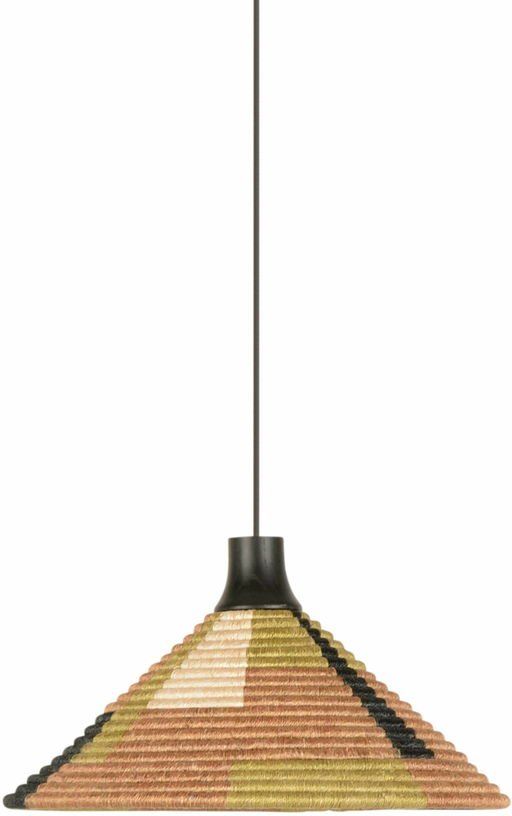 Suspension en abaca tissée marron S Parrot - Forestier - The Cool Republic