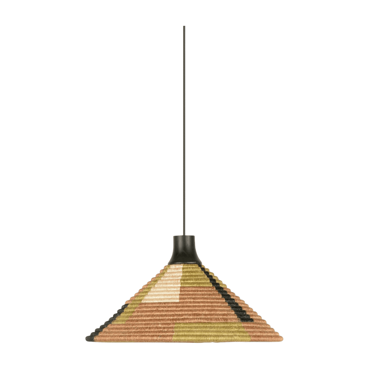 Suspension en abaca tissée marron S Parrot - Forestier - The Cool Republic