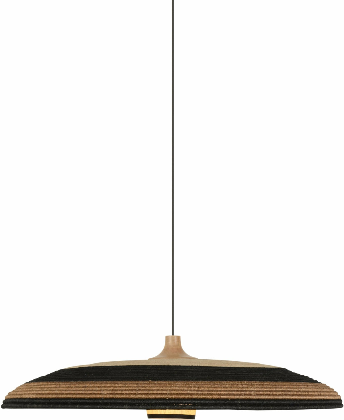 Suspension en abaca tissée marron XL Grass - Forestier - The Cool Republic
