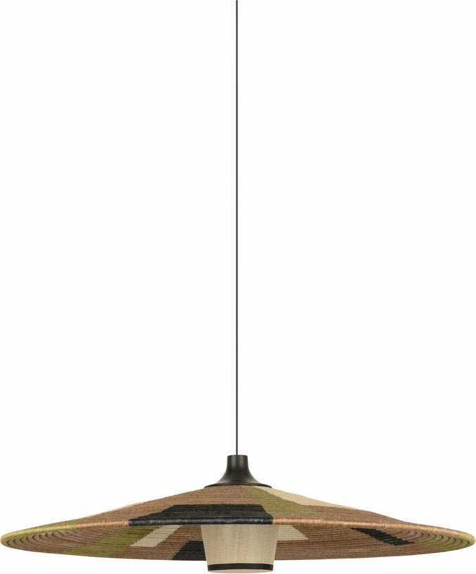Suspension en abaca tissée marron XL Parrot - Forestier - The Cool Republic