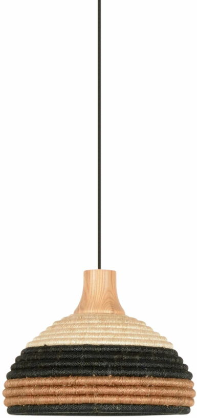Suspension en abaca tissée marron XS Grass - Forestier - The Cool Republic