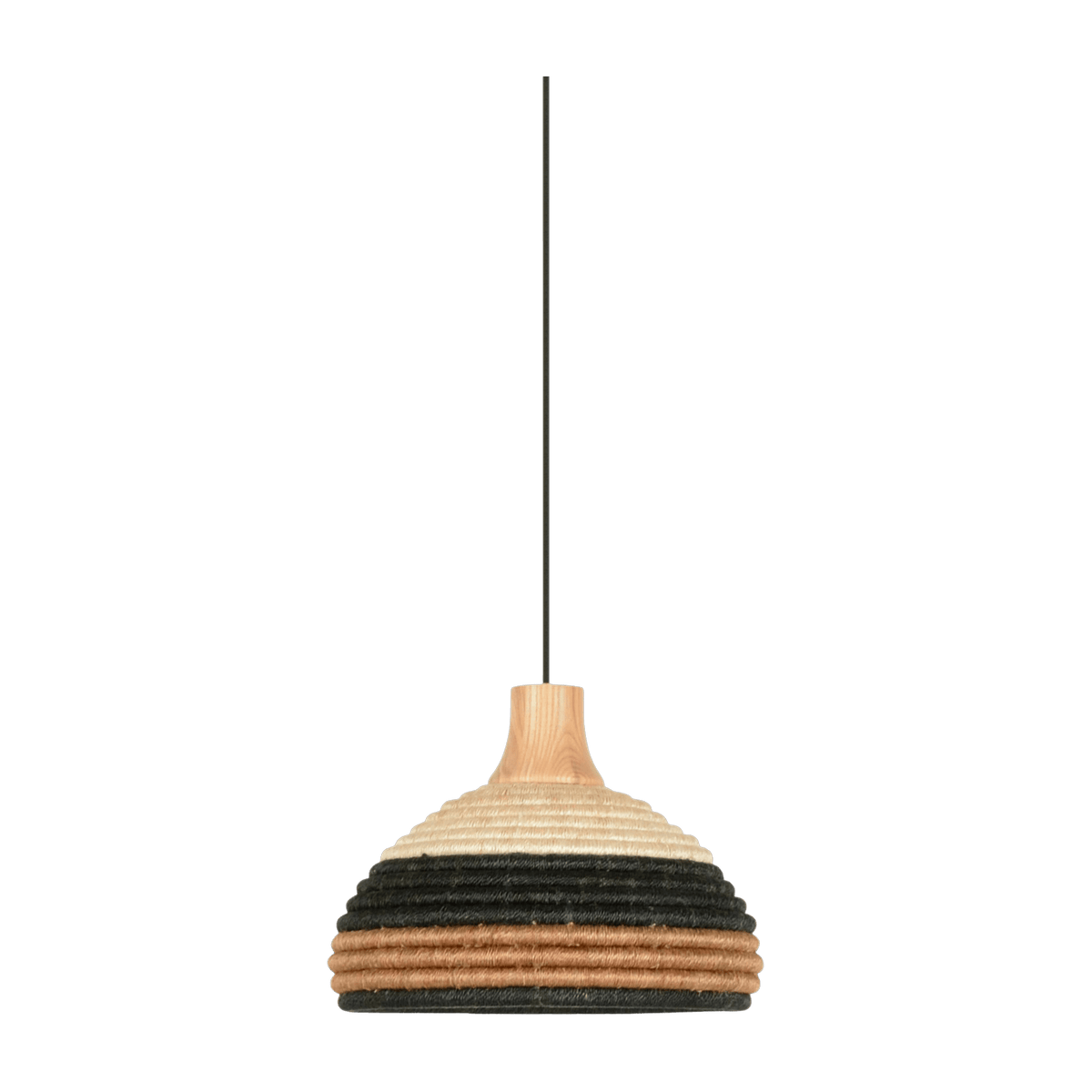Suspension en abaca tissée marron XS Grass - Forestier - The Cool Republic
