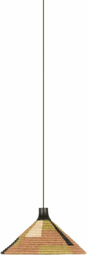 Suspension en abaca tissée marron XS Parrot - Forestier - The Cool Republic