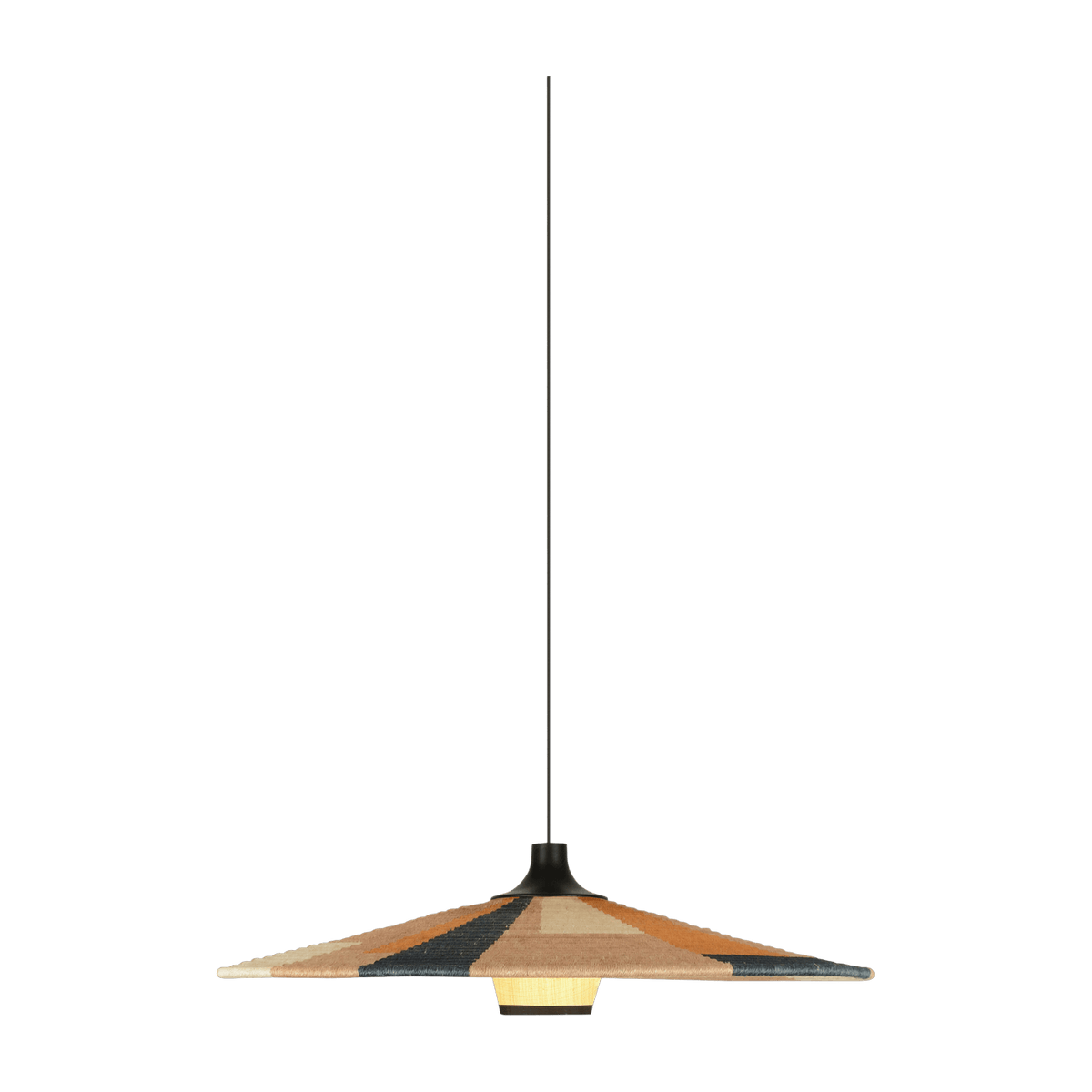 Suspension en abaca tissée sable L Parrot - Forestier - The Cool Republic