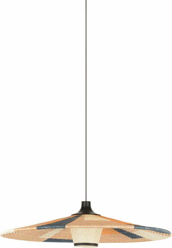 Suspension en abaca tissée sable L Parrot - Forestier - The Cool Republic