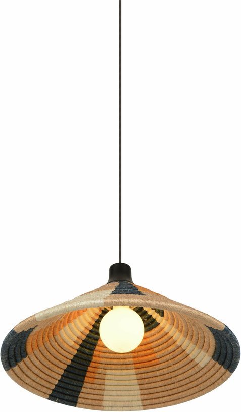 Suspension en abaca tissée sable S Parrot - Forestier - The Cool Republic