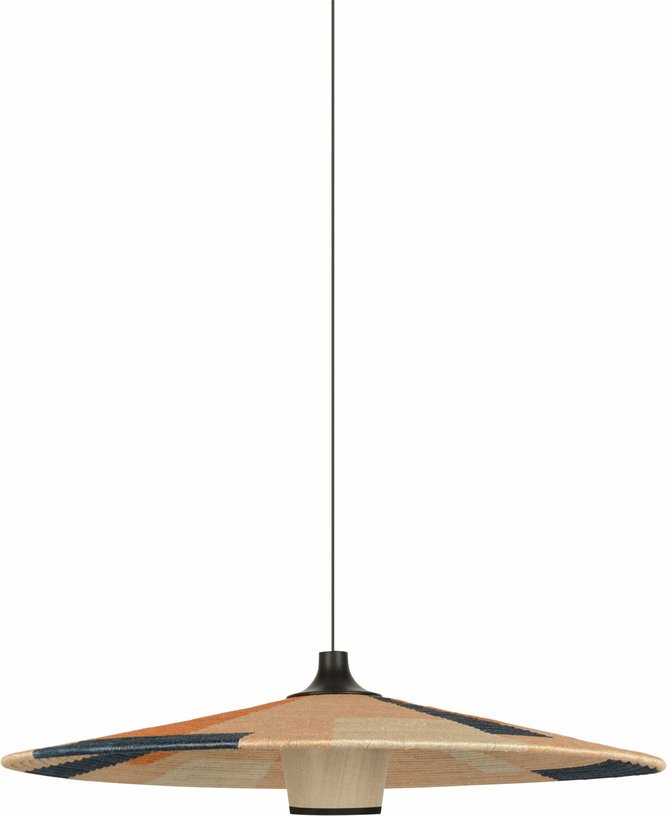 Suspension en abaca tissée sable XL Parrot - Forestier - The Cool Republic