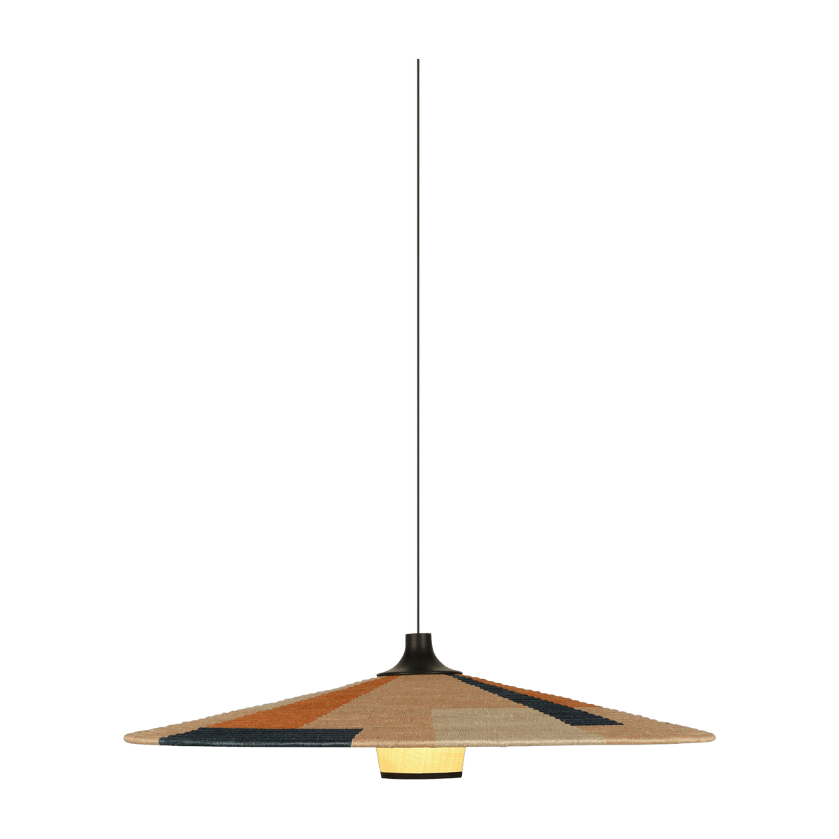 Suspension en abaca tissée sable XL Parrot - Forestier - The Cool Republic
