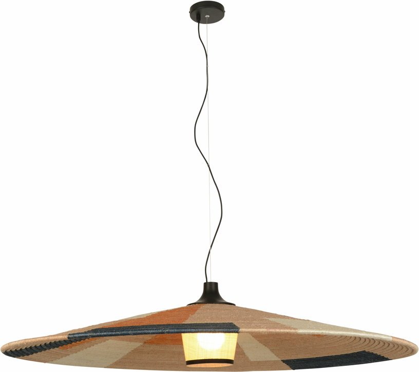 Suspension en abaca tissée sable XXL Parrot - Forestier - The Cool Republic