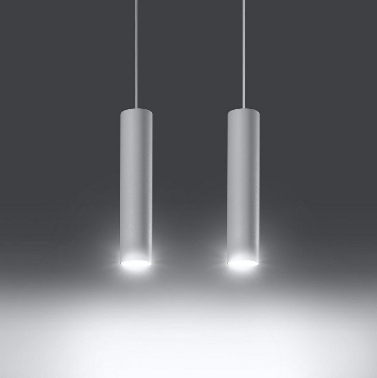 Suspension en acier blanc Lagos 2 - Sollux - The Cool Republic