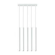 Suspension en acier blanc Pastelo 5 - Sollux - The Cool Republic