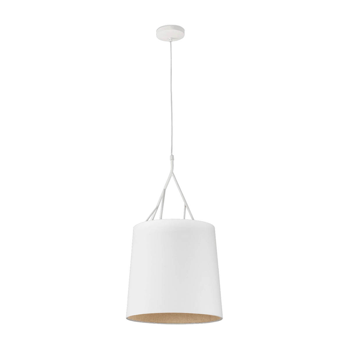 Suspension en acier blanc Tree - Faro Barcelona - The Cool Republic