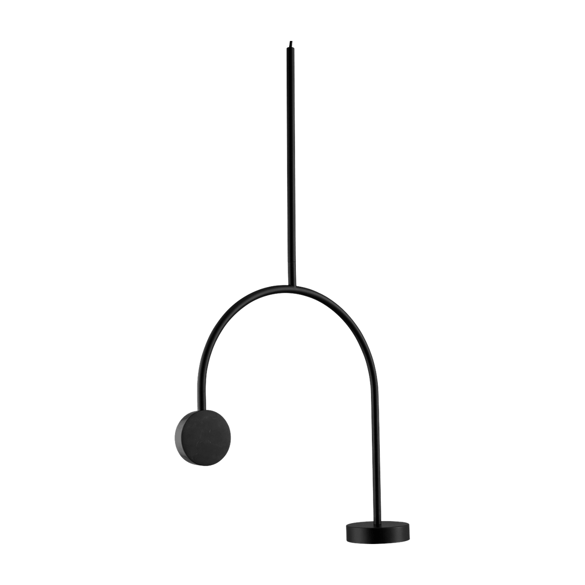 Suspension en acier et marbre noir 97 cm Grasil - AYTM - The Cool Republic