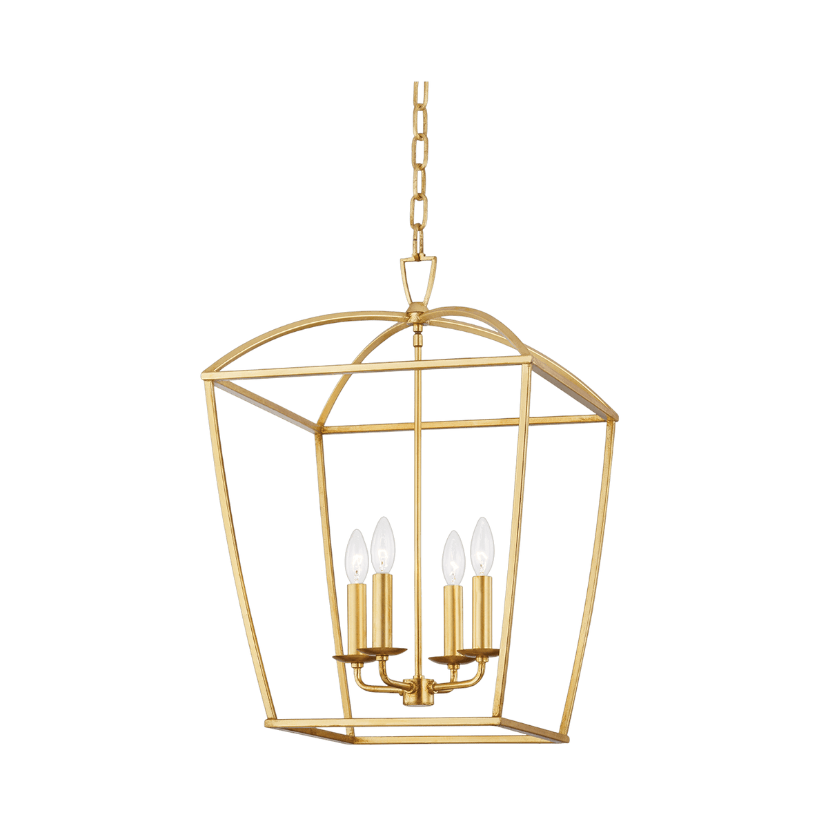 Suspension en acier feuille d'or 43x64cm Bryant - Hudson Valley Lighting - The Cool Republic