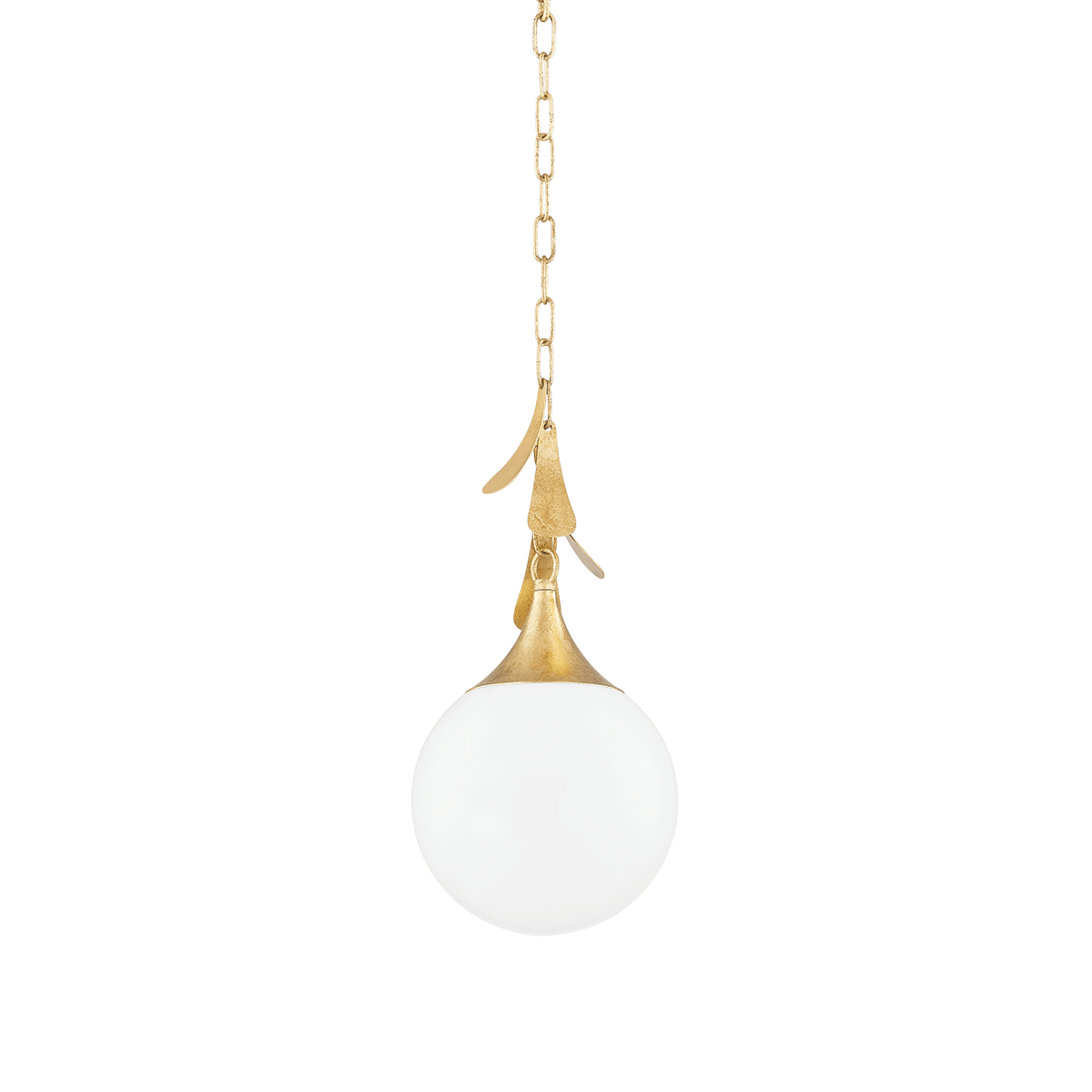 Suspension en acier feuille d'or ancienne 23x33cm Victoria - Mitzi - The Cool Republic