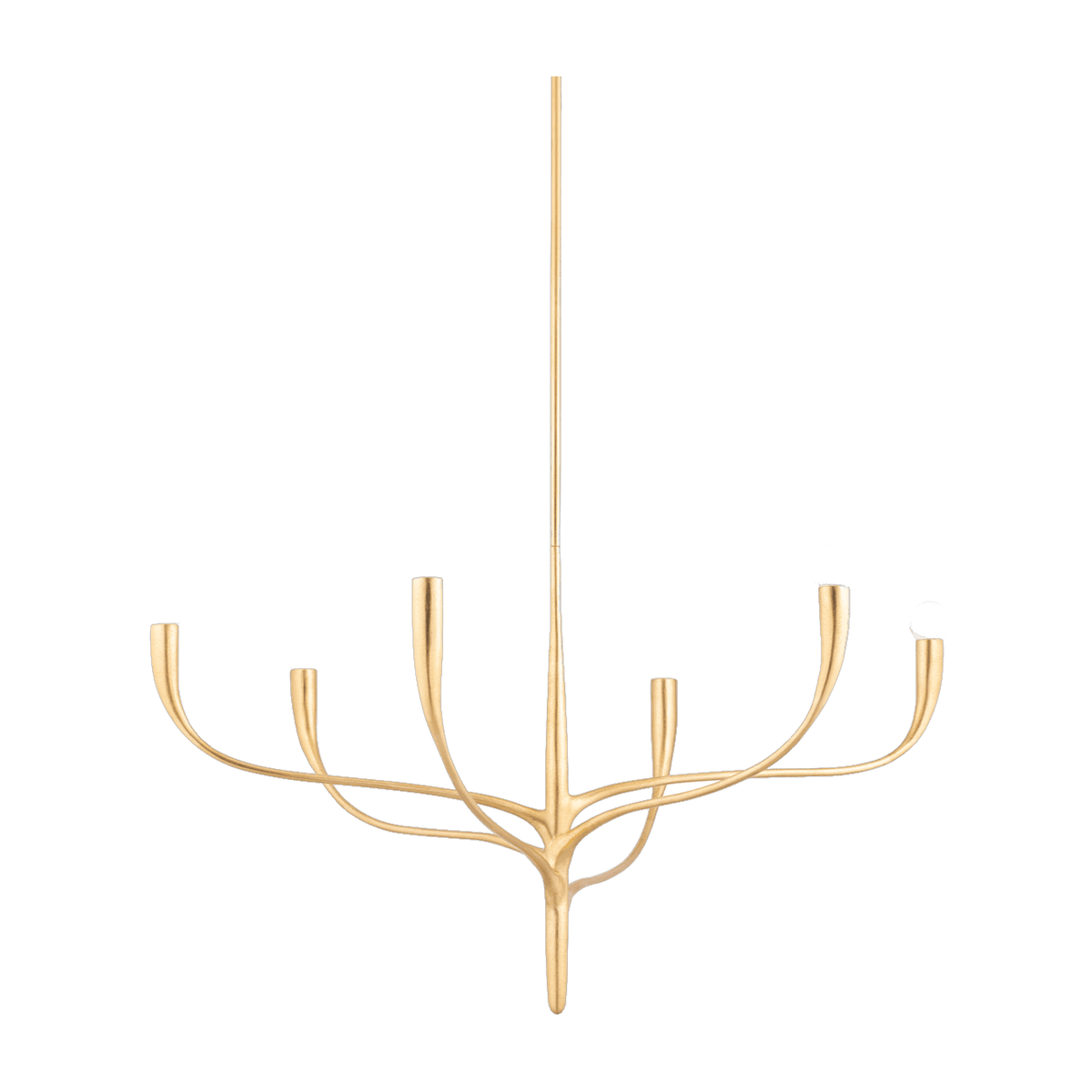Suspension en acier feuille d'or ancienne 93x51cm Labra - Hudson Valley Lighting - The Cool Republic