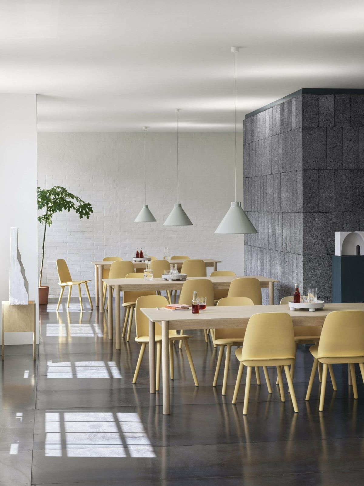 Top grey steel suspension 28cm - Muuto - The Cool Republic