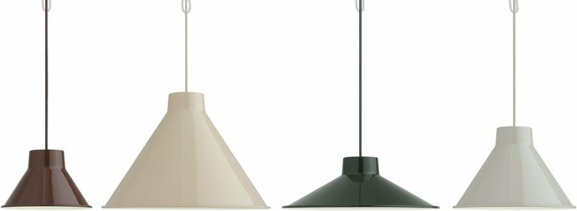 Suspension en Acier grise 38cm Top - Muuto - The Cool Republic
