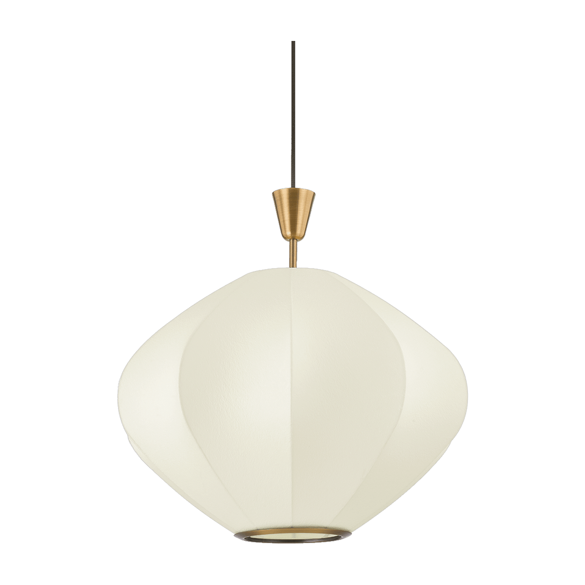 Suspension en acier laiton patiné 56x55cm Arden - Troy Lighting - The Cool Republic
