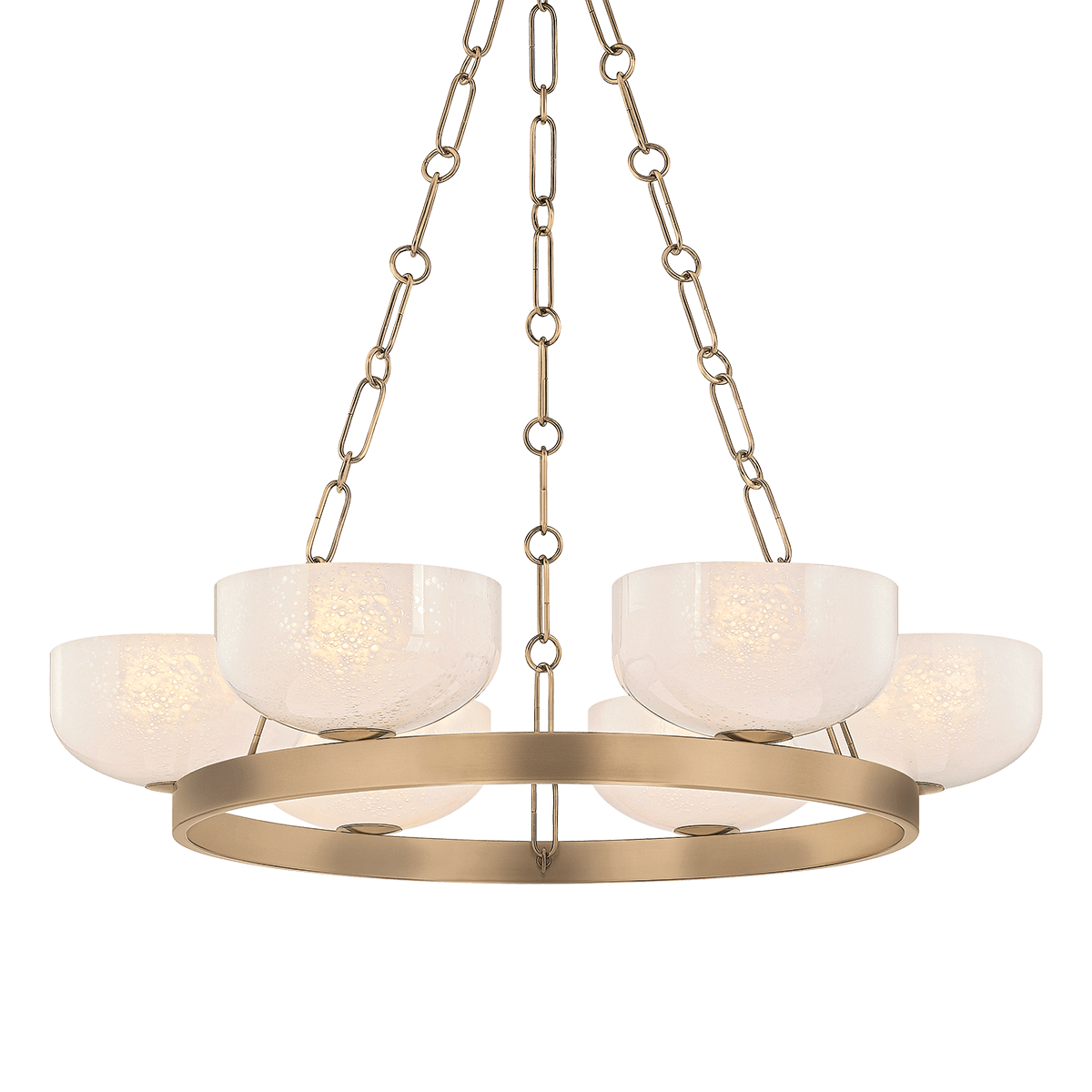 Pendant light in steel and patinated brass 82x15cm Caelum - Troy Lighting