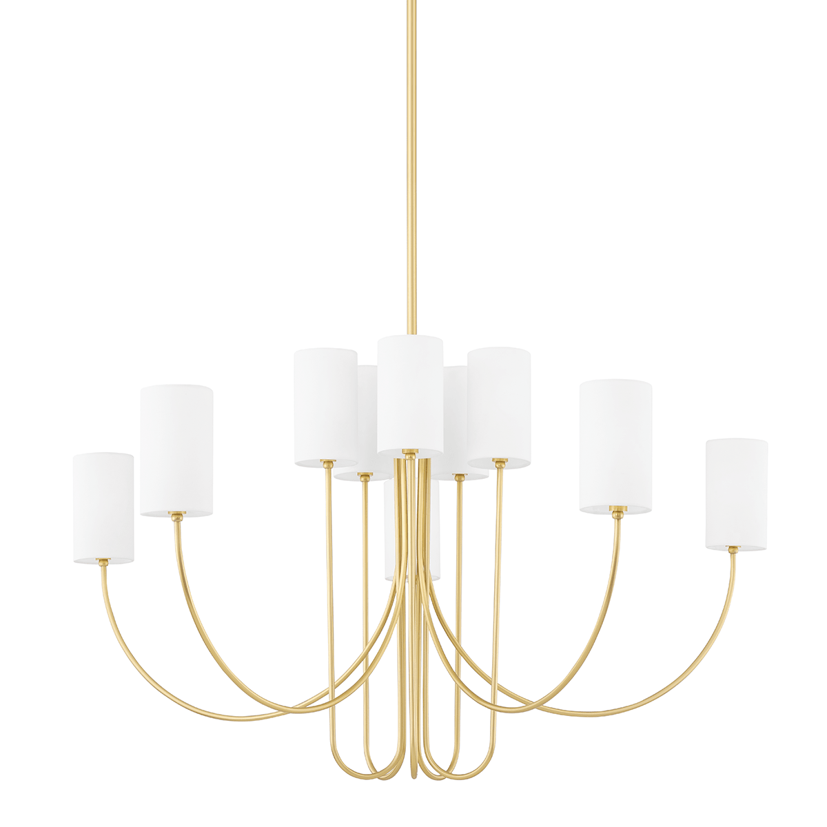 Suspension en acier laiton vieilli 123x74cm Harlem - Hudson Valley Lighting - The Cool Republic