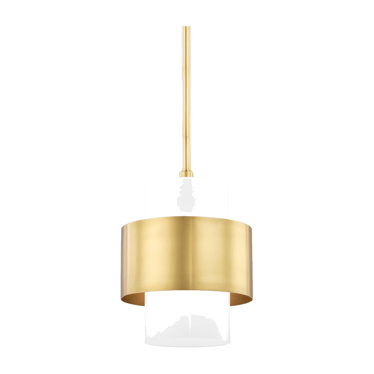 Suspension en acier laiton vieilli 28x34cm Corinth - Hudson Valley Lighting - The Cool Republic