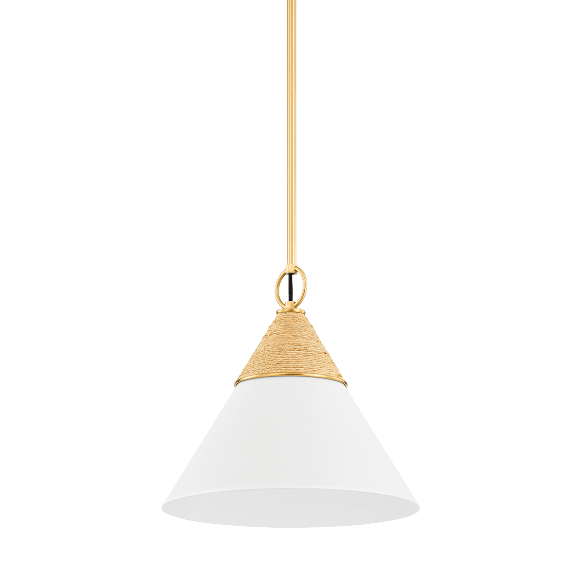 Suspension en acier laiton vieilli 33x32cm Mica - Mitzi - The Cool Republic