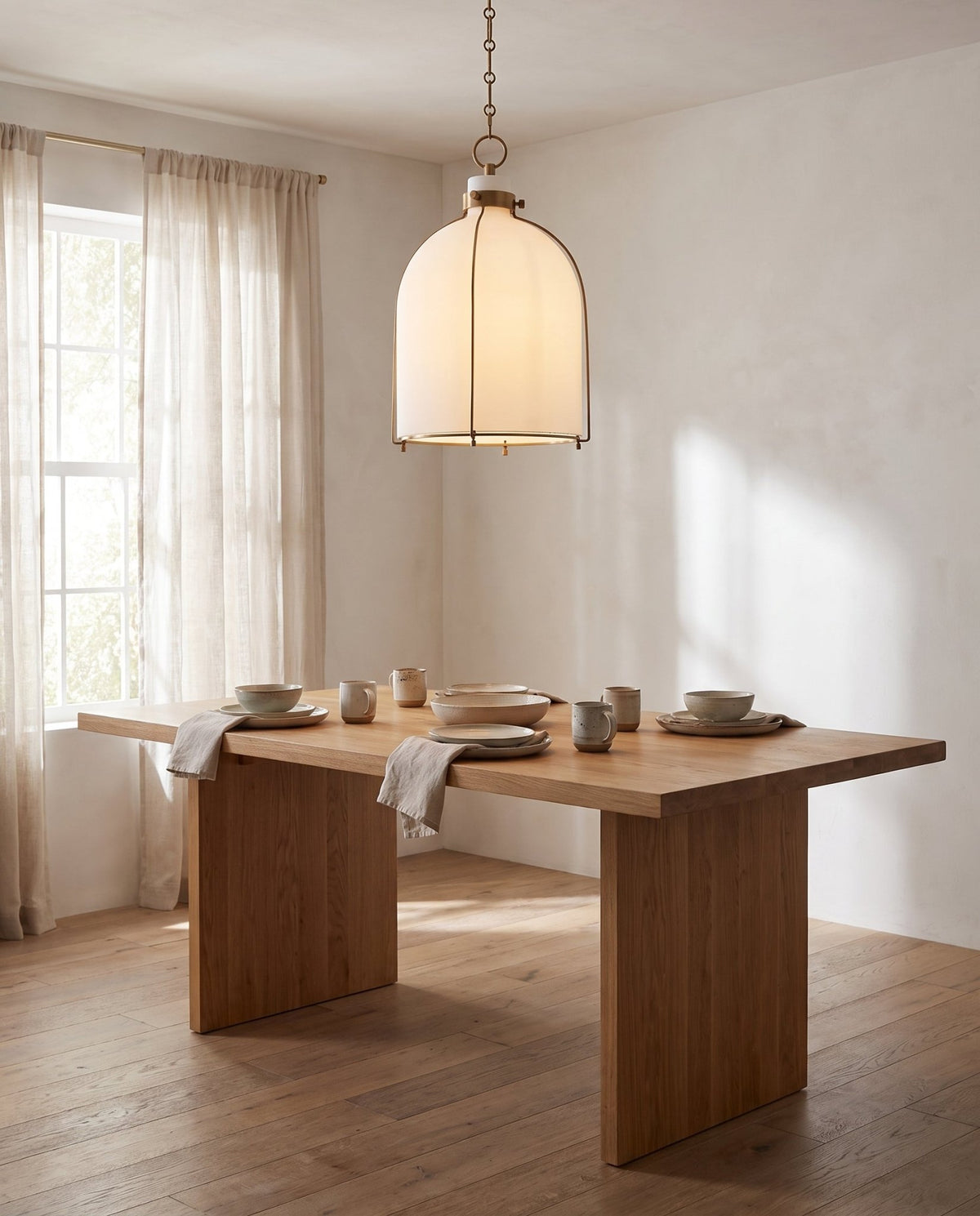 Suspension en acier laiton vieilli 36x51cm Eldridge - Hudson Valley Lighting - The Cool Republic