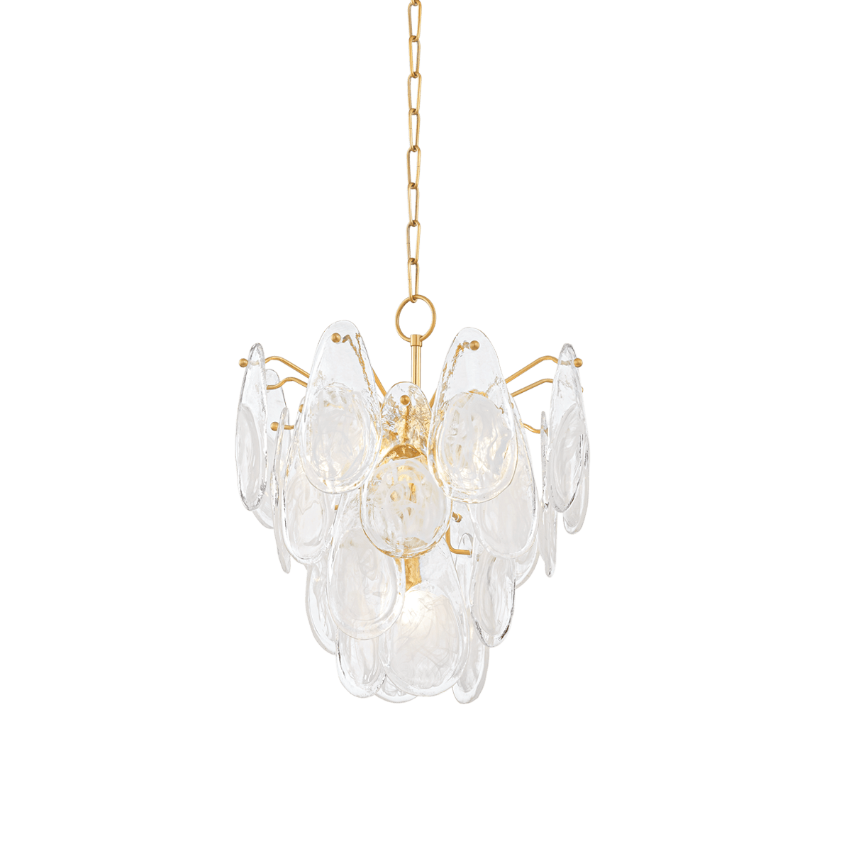 Suspension en acier laiton vieilli 46x51cm Darcia - Hudson Valley Lighting - The Cool Republic