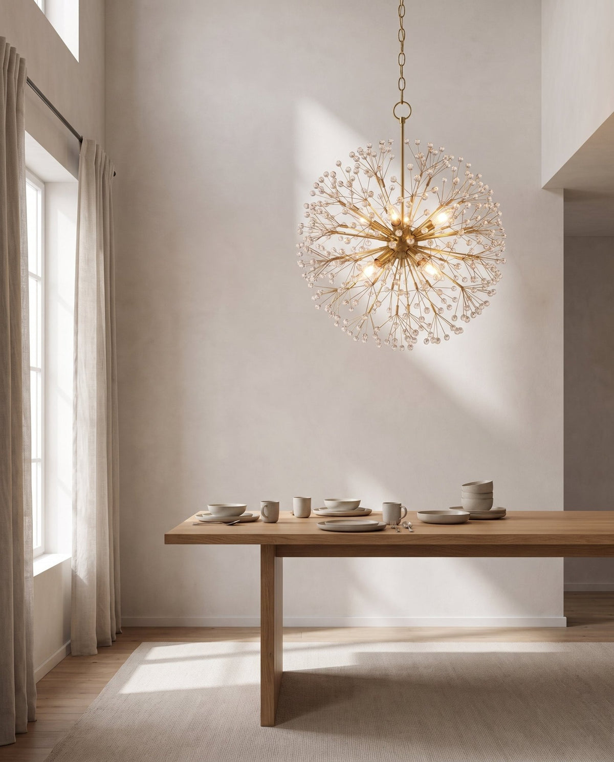 Suspension en acier laiton vieilli 51x61cm Dunkirk - Hudson Valley Lighting - The Cool Republic