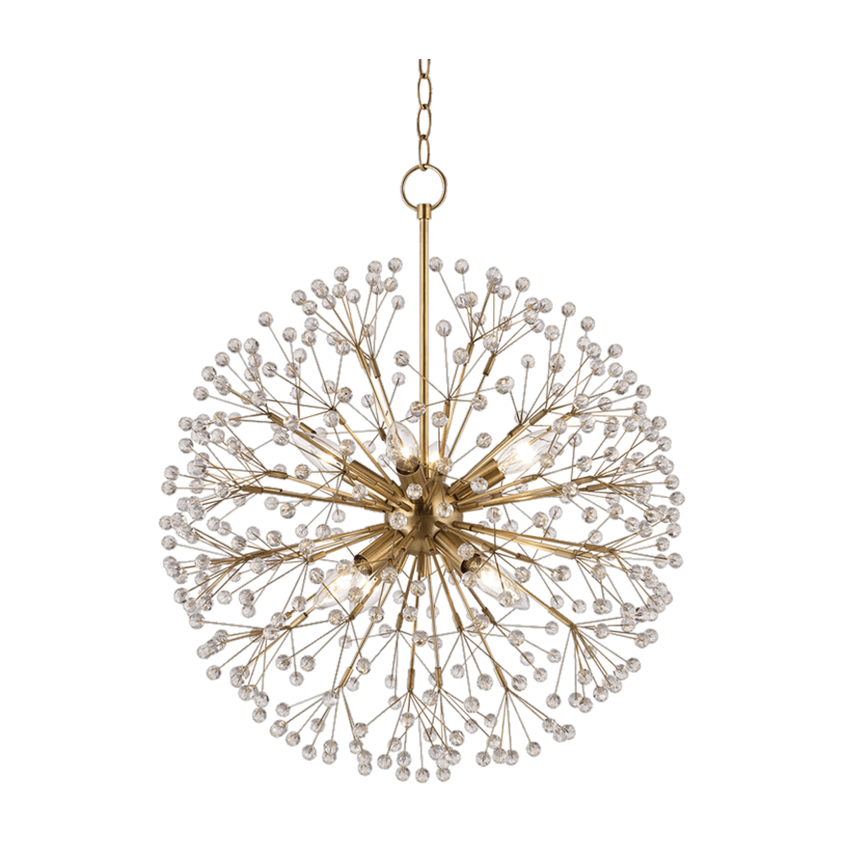 Suspension en acier laiton vieilli 51x61cm Dunkirk - Hudson Valley Lighting - The Cool Republic