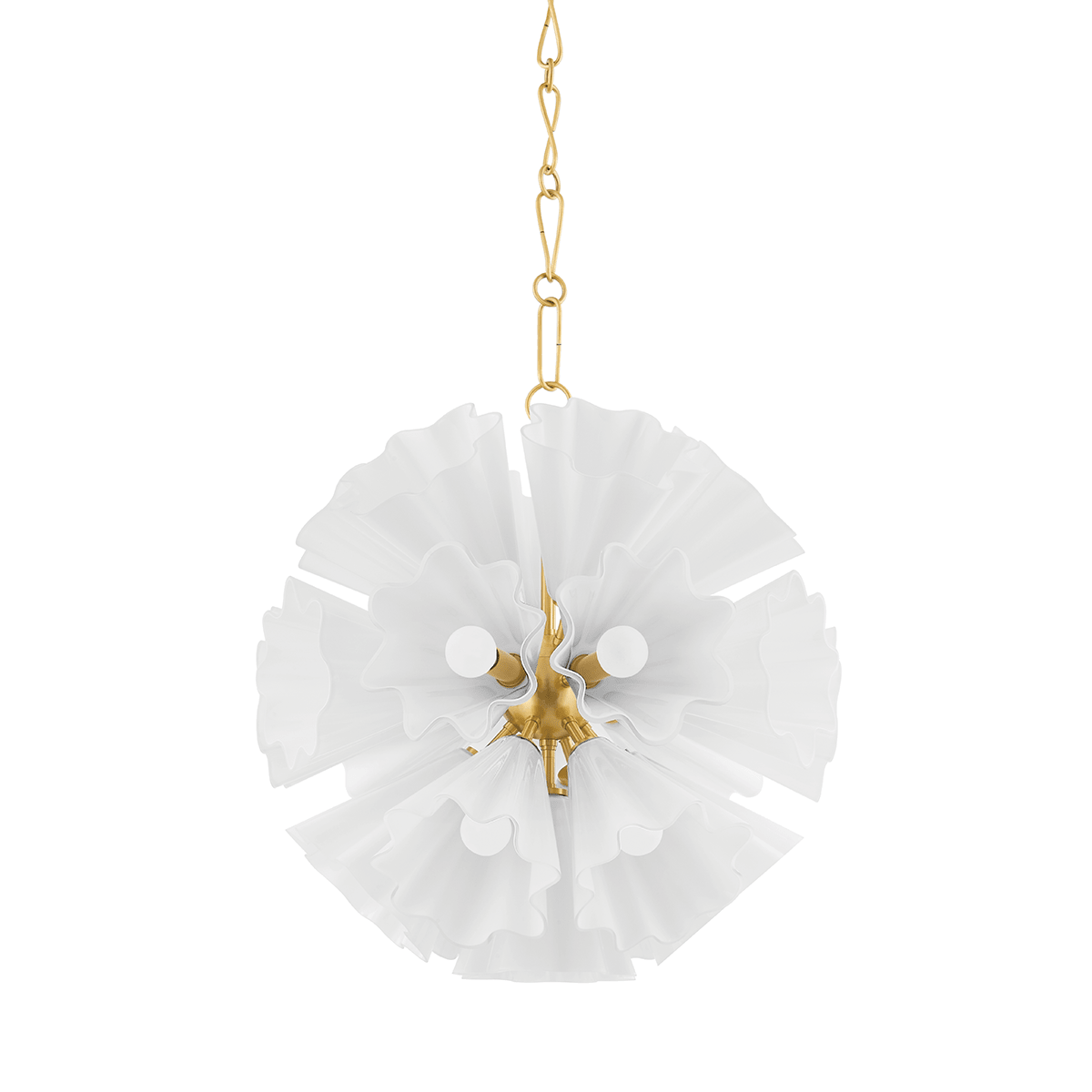 Suspension en acier laiton vieilli 61x62cm Capri - Hudson Valley Lighting - The Cool Republic