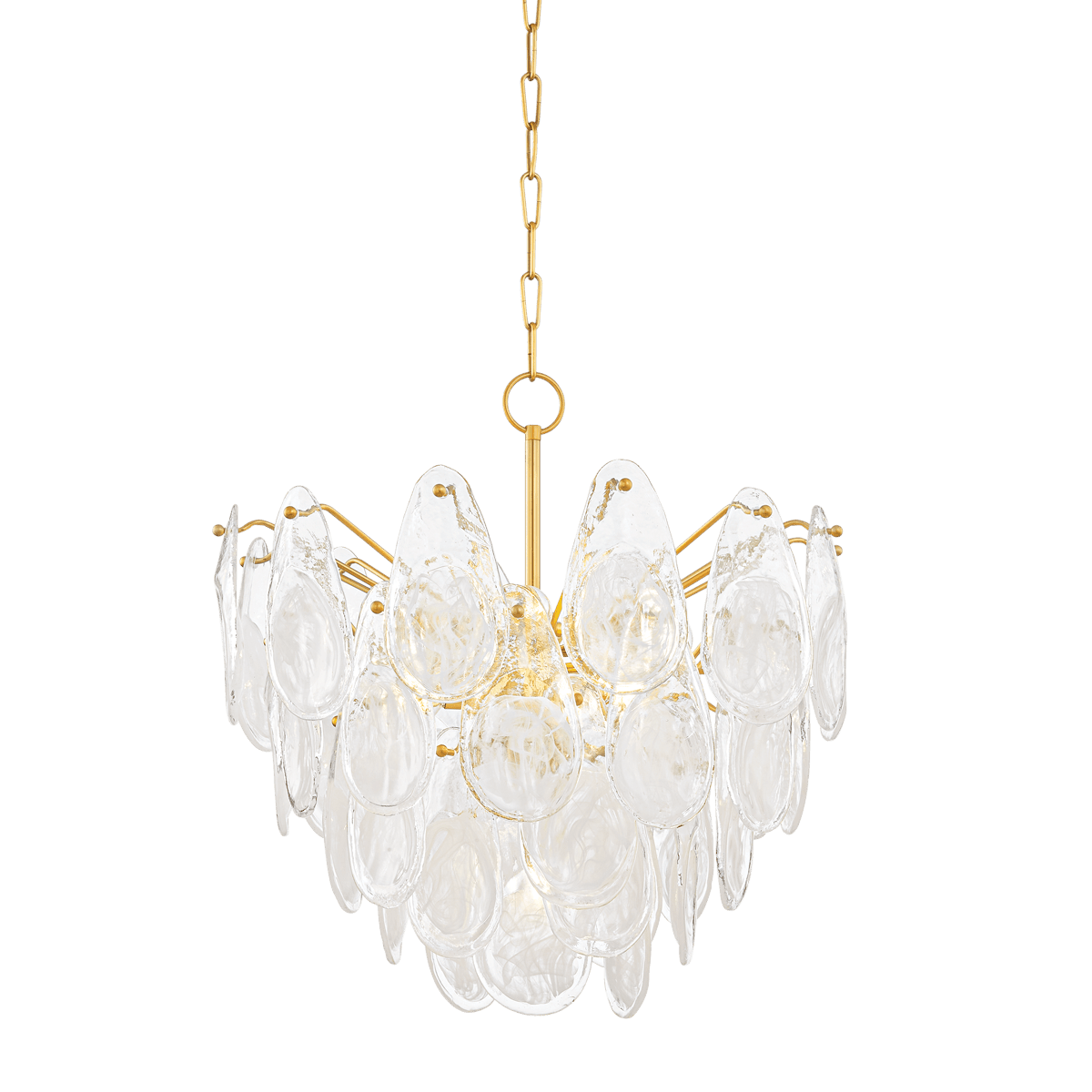 Suspension en acier laiton vieilli 61x62cm Darcia - Hudson Valley Lighting - The Cool Republic
