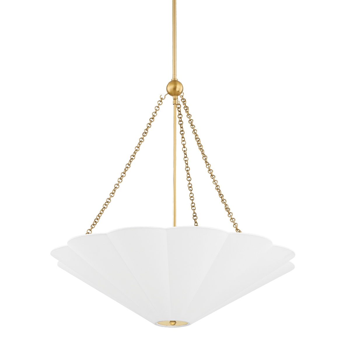 Pendant light in steel with aged brass 71x66cm Alana - Mitzi