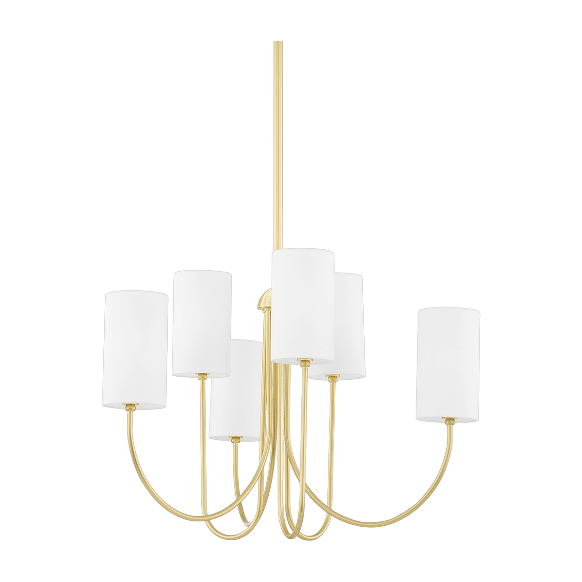 Suspension en acier laiton vieilli 74x55cm Harlem - Hudson Valley Lighting - The Cool Republic