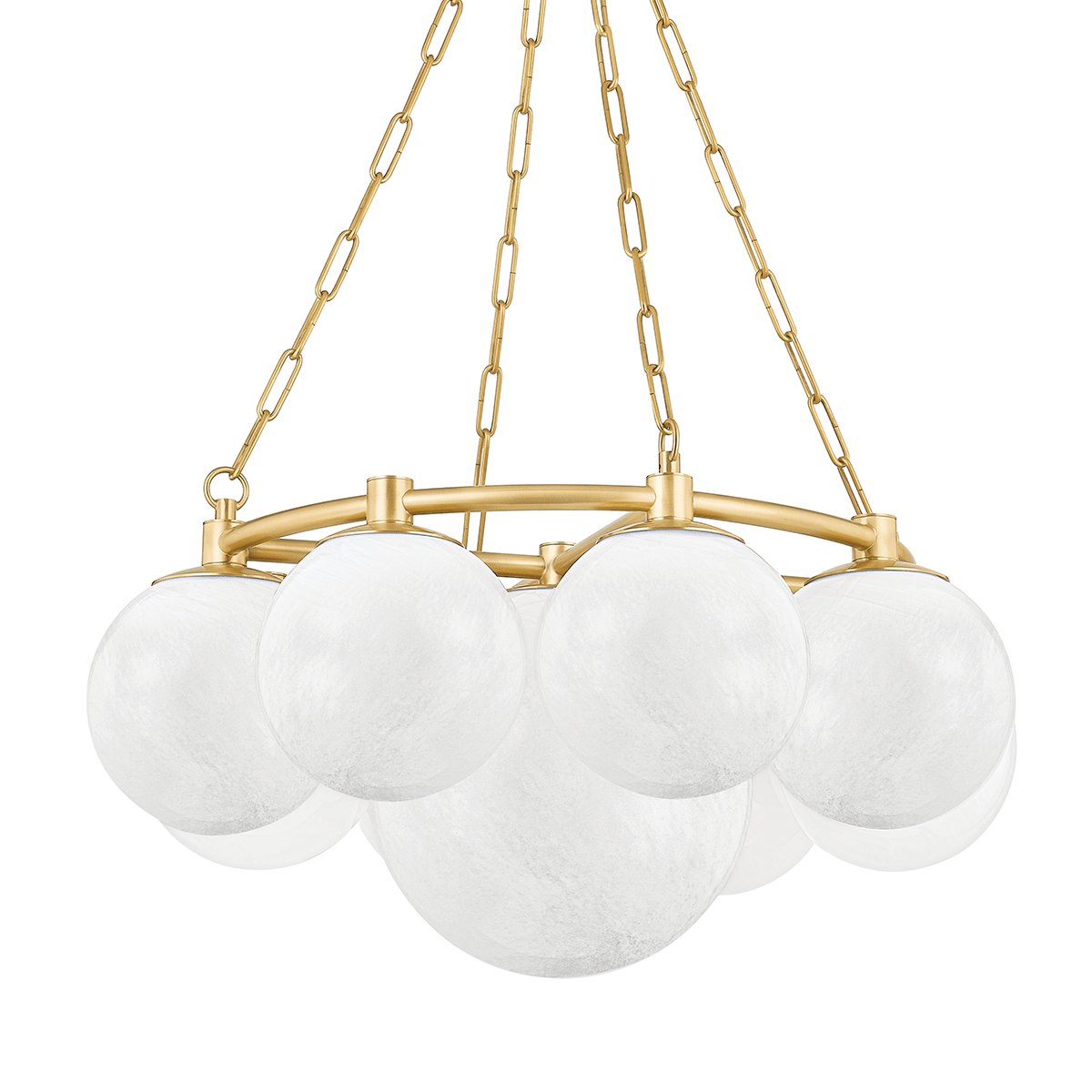 Suspension en acier laiton vieilli 75x37cm Thornwood - Hudson Valley Lighting - The Cool Republic
