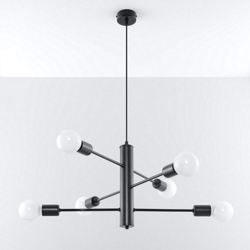 Suspension en acier noir Duomo - Sollux - The Cool Republic