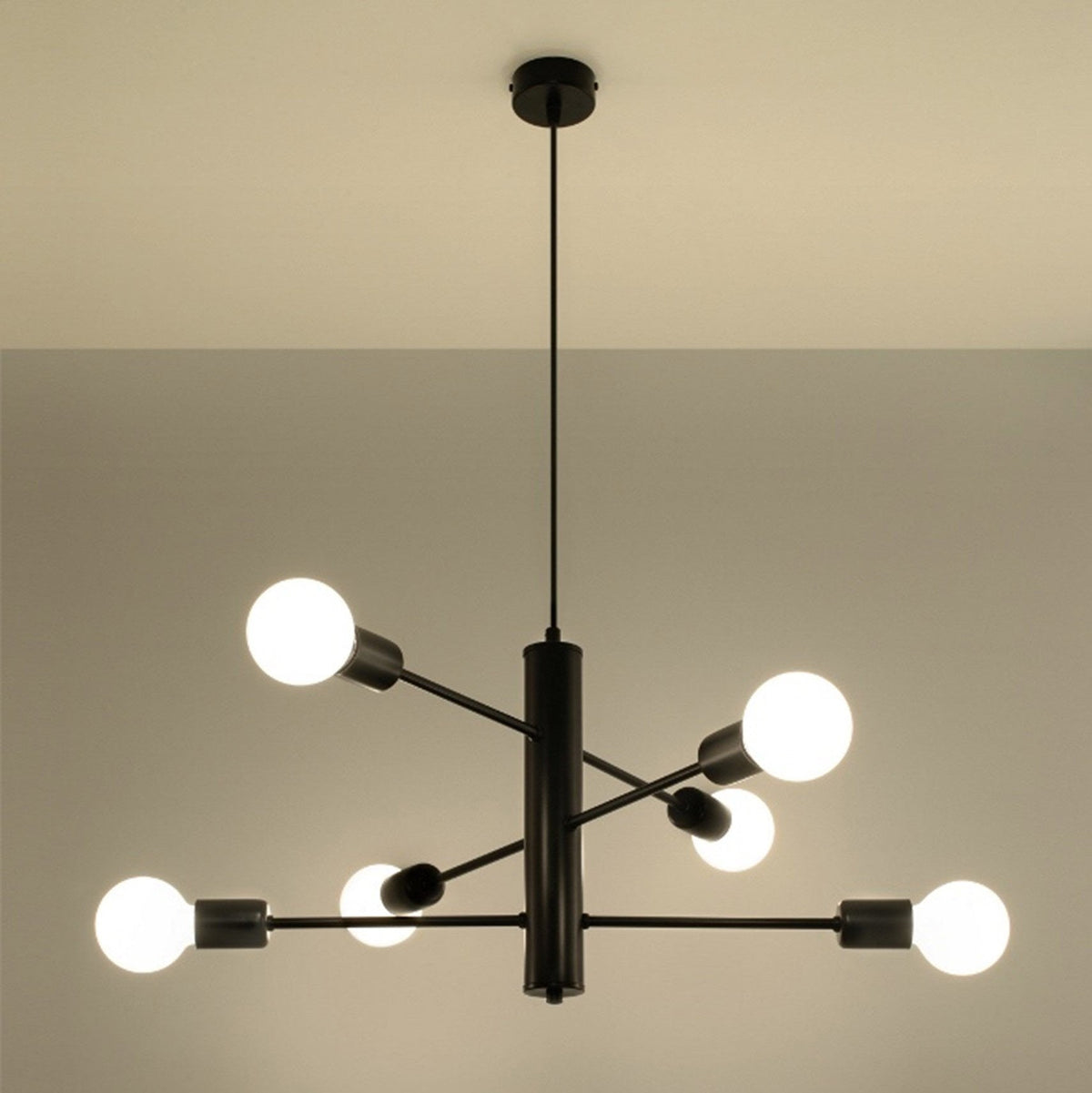 Suspension en acier noir Duomo - Sollux - The Cool Republic
