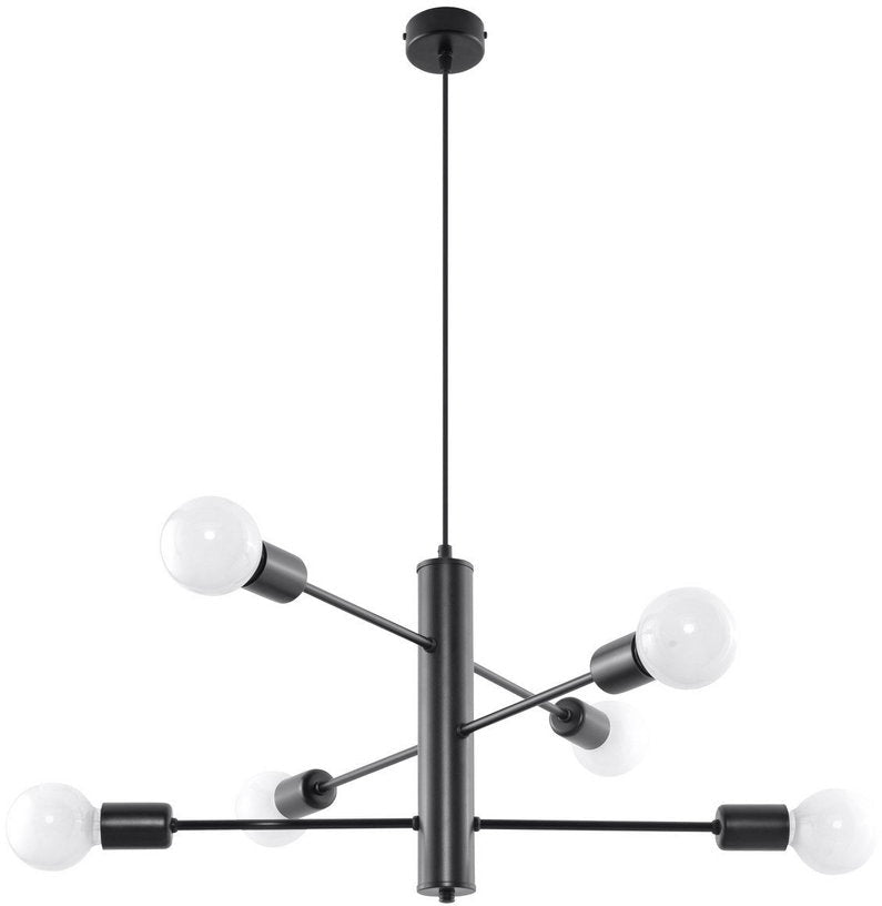 Suspension en acier noir Duomo - Sollux - The Cool Republic