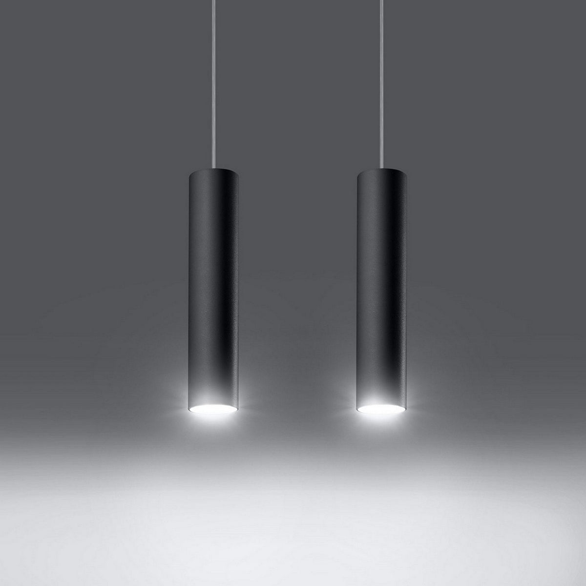Suspension en acier noir Lagos 2 - Sollux - The Cool Republic