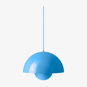Suspension en acier peint bleu ciel 50cm Flowerpot VP2 - &tradition