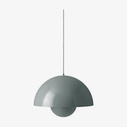 Suspension en acier peint bleu pierre 50cm Flowerpot VP2 - &tradition