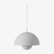 Suspension en acier peint gris clair mate 50cm Flowerpot VP2 - &tradition
