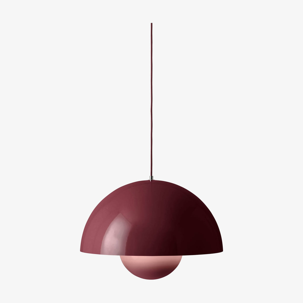 Suspension en acier peint prune 50cm Flowerpot VP2 - &tradition — vue 3