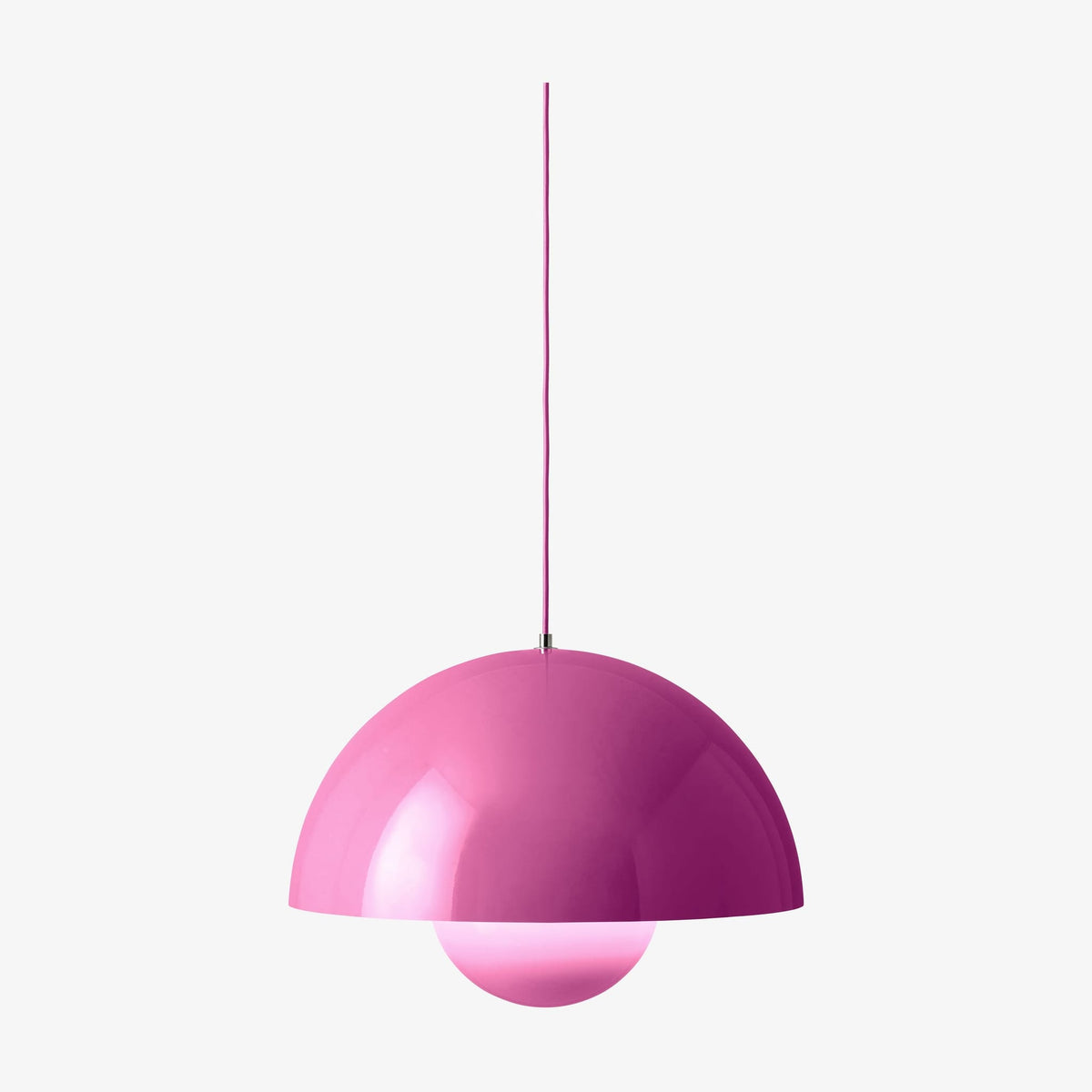 Suspension en acier peint rose 50cm Flowerpot VP2 - &tradition — vue 3