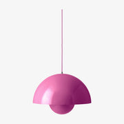 Suspension en acier peint rose 50cm Flowerpot VP2 - &tradition