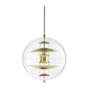 Suspension en acrylique et laiton 40 cm VP Globe - Verpan - The Cool Republic