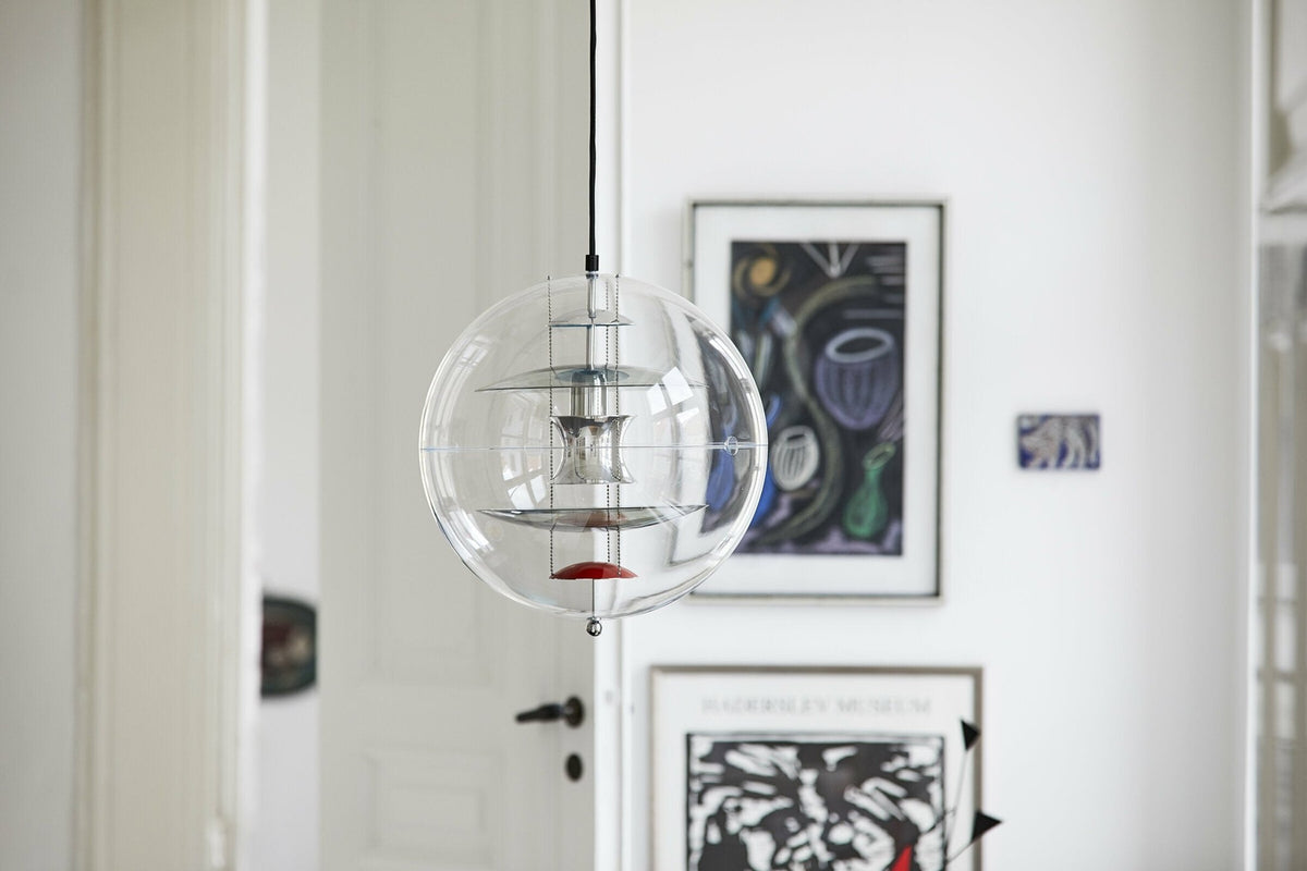 VP Globe Coloured Glass and Acrylic Pendant 40 cm - Verpan - The Cool Republic