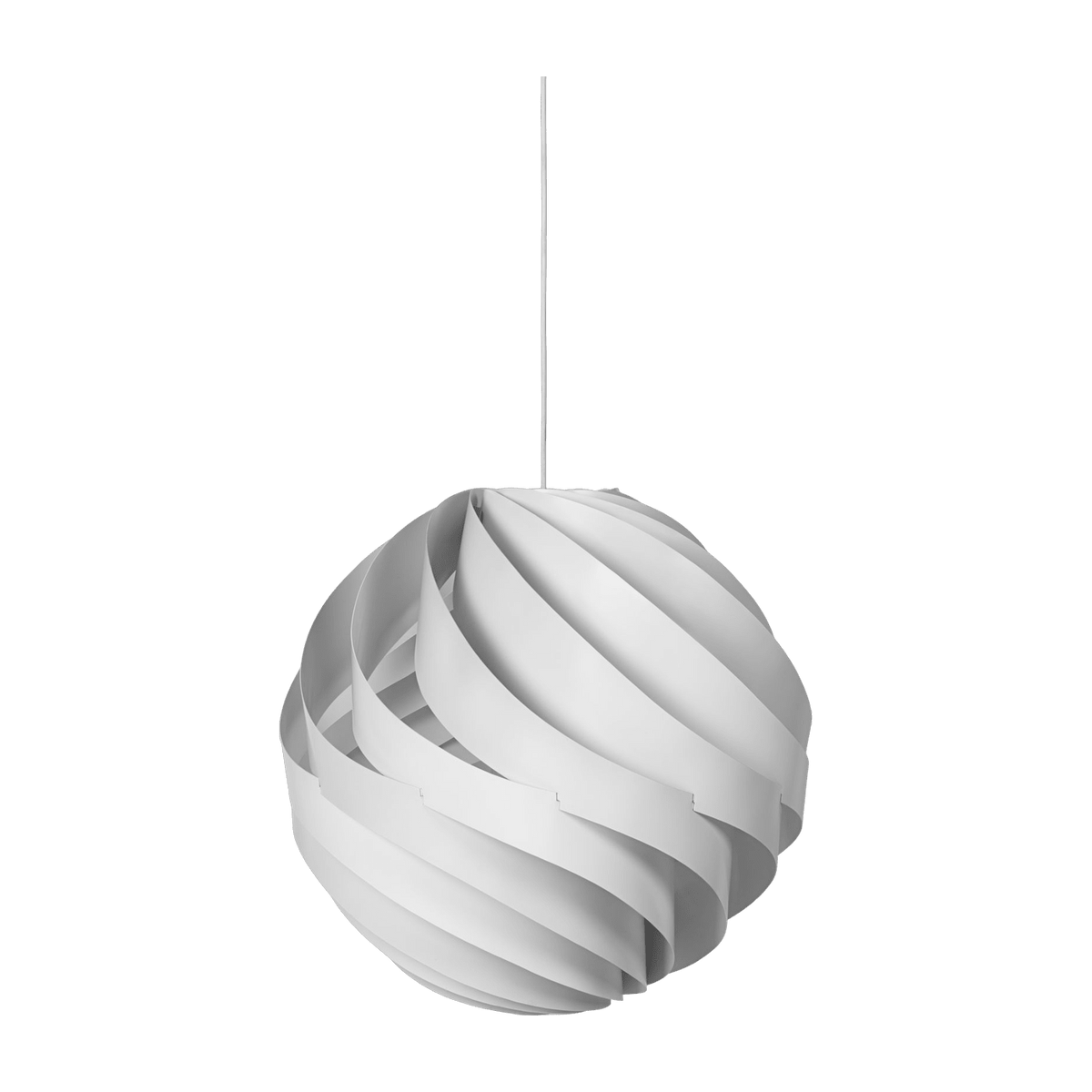 Suspension en aluminium blanc 62 cm Turbo - Gubi - The Cool Republic